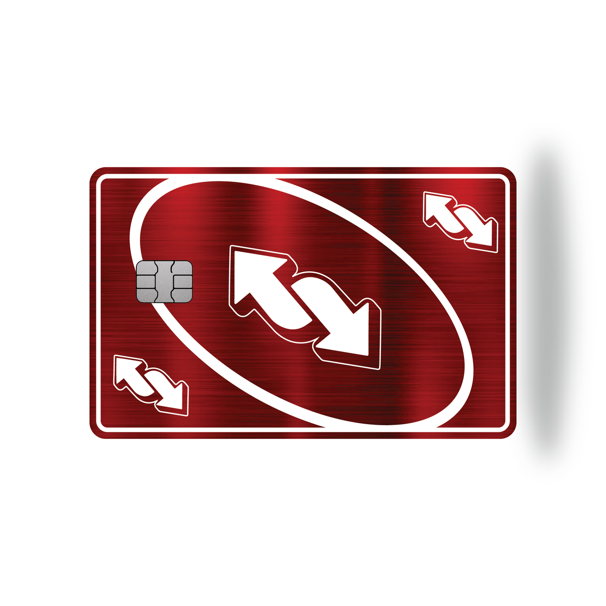 Metal Card Uno Reverse