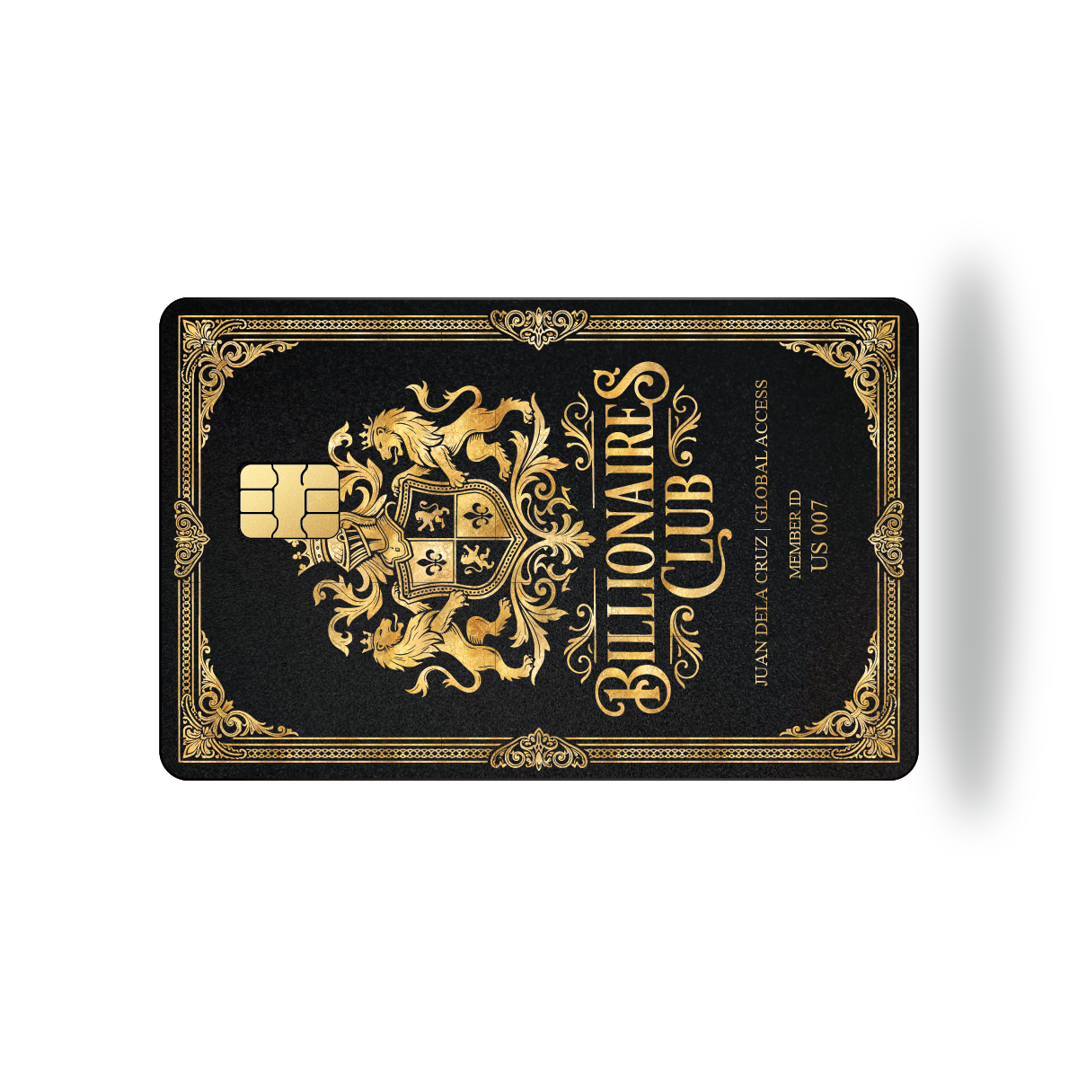Metal Card Billionaires Club Member