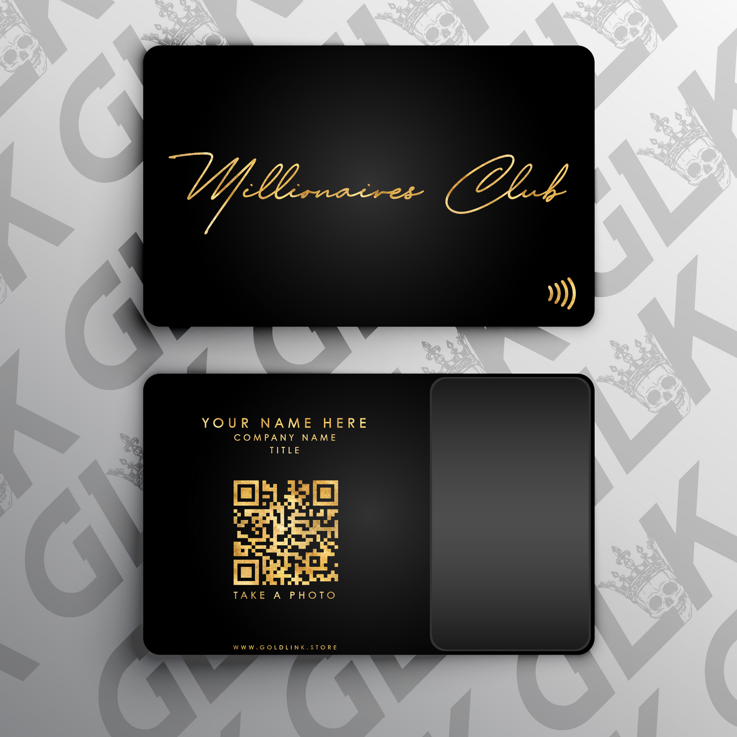 Metal NFC Card Custom Name