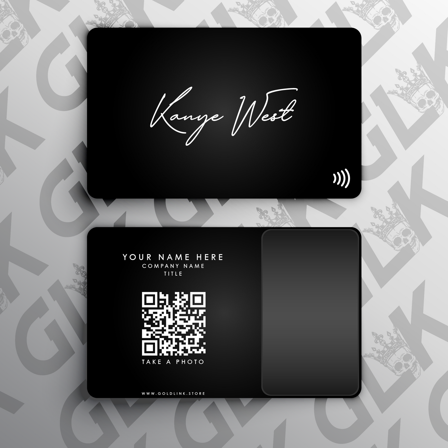 Metal NFC Card Custom Name