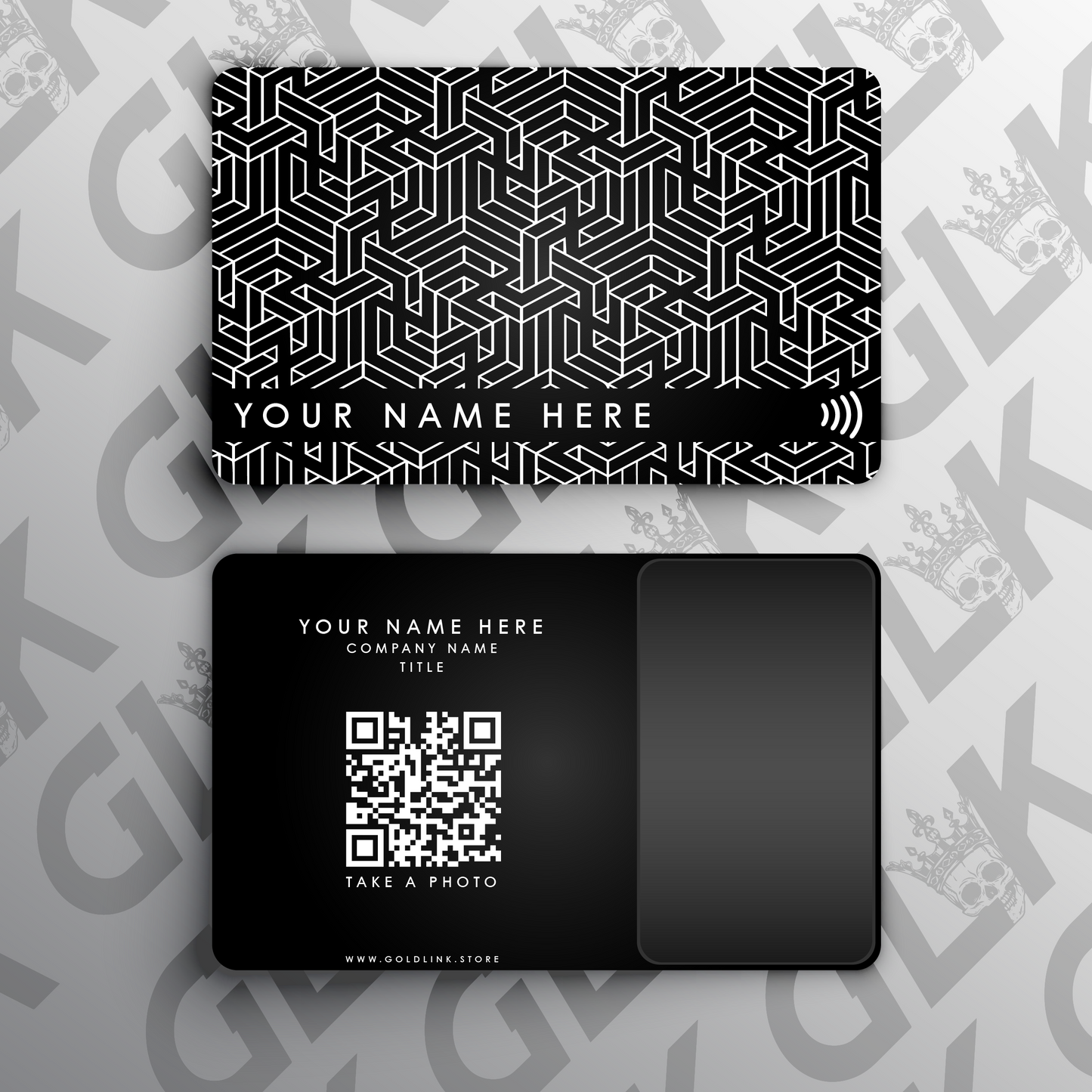 Metal NFC Card Labyrinth