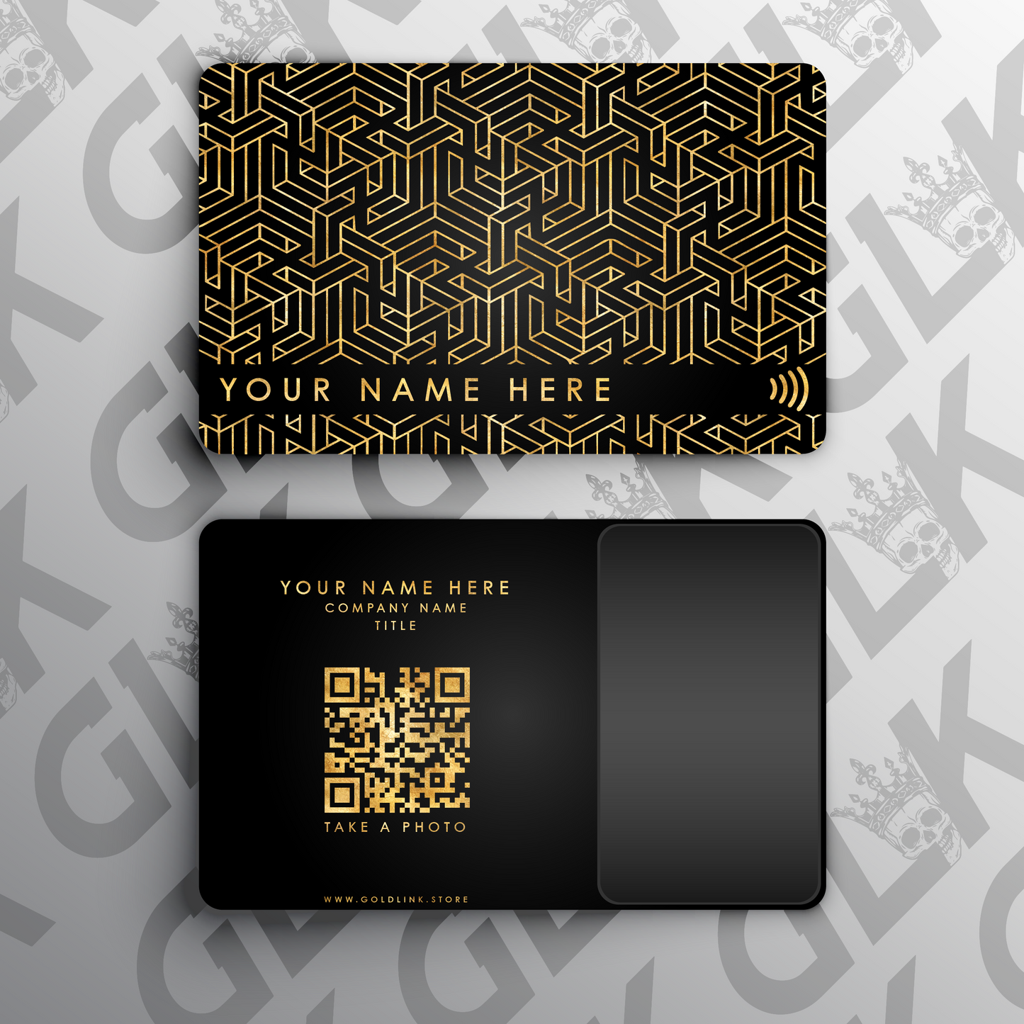 Metal NFC Card Labyrinth