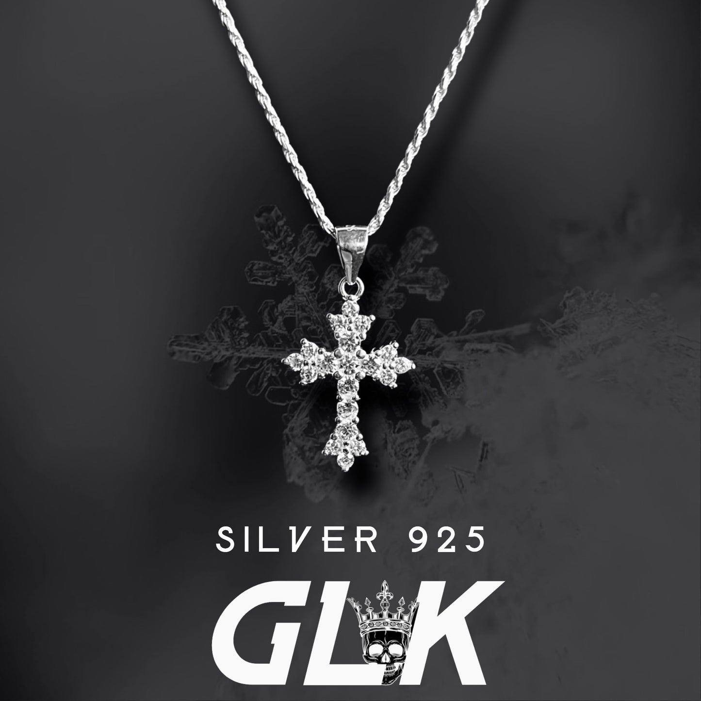 S925 Diamond Cross V3 Necklace